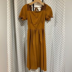 Puff Sleeve Dress
